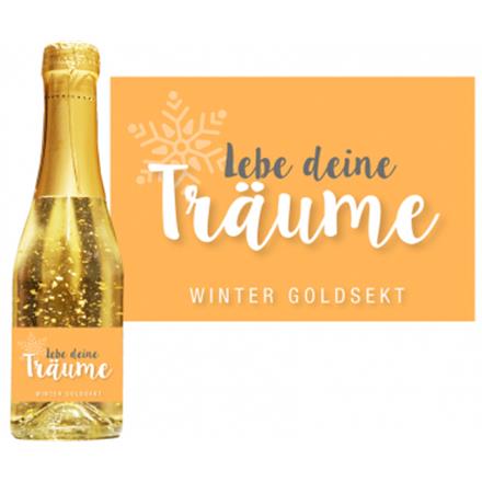 Goldsekt Winter Träume