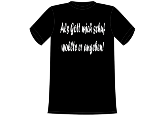 Gott angeben T-Shirt - S