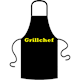 Grillchef Schrift Schürze - Textilfarbe schwarz