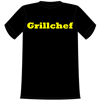 Grillchef Schrift T-Shirt - S
