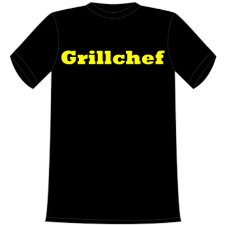 Grillchef Schrift T-Shirt