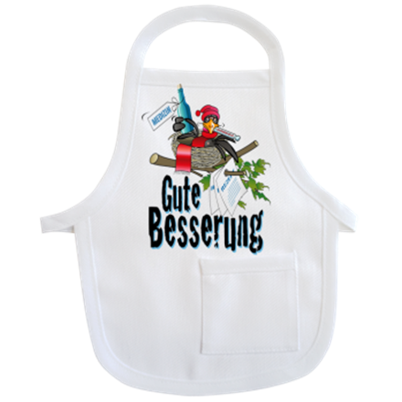 Gute Besserung Mini-Schürze