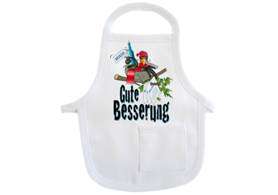 Gute Besserung Mini-Schürze