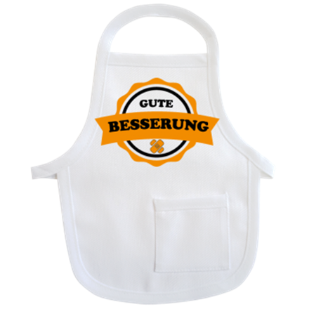 Gute Besserung Pflaster Mini-Schürze