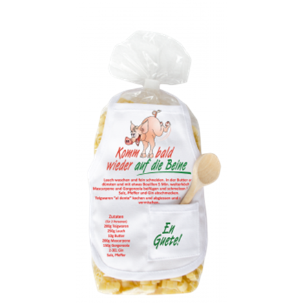 Gute Besserung Schwein Pasta