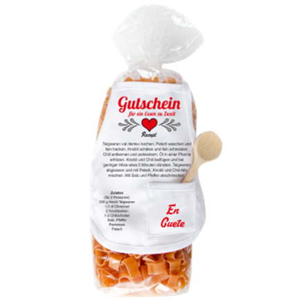 Gutschein Herz Pasta