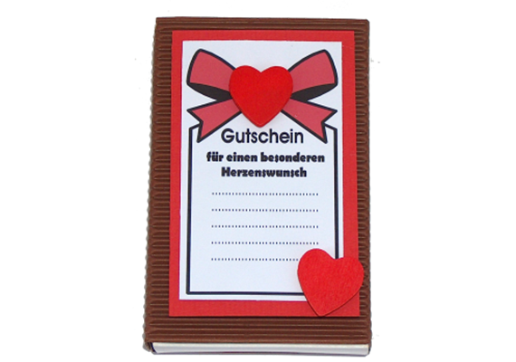 Gutscheinbox Gutschein Herz