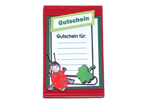 Gutscheinbox Gutschein Klee