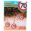 Hänge Dekoration 70. Geburtstag