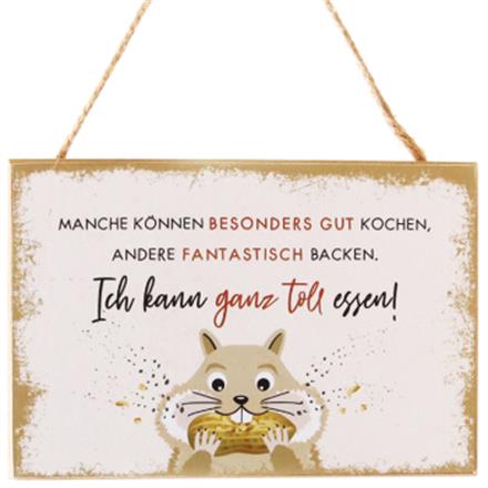 Hamster Holzschild (klein)