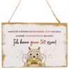 Hamster Holzschild (klein)