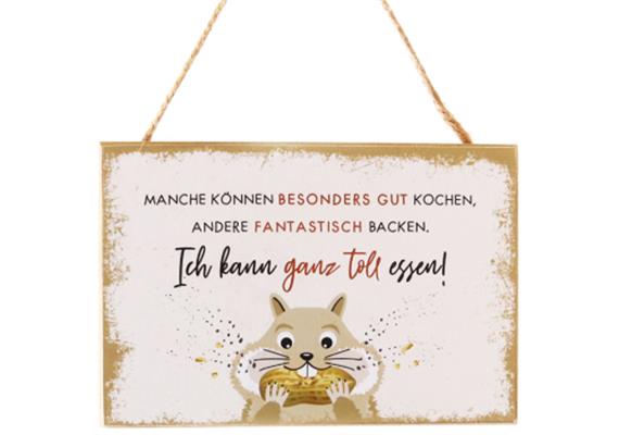 Hamster Holzschild (klein)
