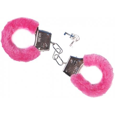 Handschellen Plüsch rosa