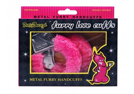 Handschellen Plüsch rosa | Bild 2