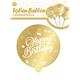 Happy Birthday Ballon selbstaufblasend (3 Stk)