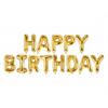 Happy Birthday Ballonset gold