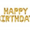 Happy Birthday Ballonset gold | Bild 1