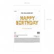 Happy Birthday Ballonset gold | Bild 2
