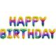 Happy Birthday Ballonset rainbow