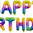 Happy Birthday Ballonset rainbow | Bild 1