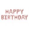 Happy Birthday Ballonset roségold