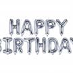 Happy Birthday Ballonset silber | Bild 1