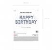 Happy Birthday Ballonset silber | Bild 2
