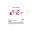 Happy Birthday Ballonset violett | Bild 2