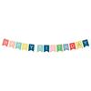 Happy Birthday Banner Girlande bunt