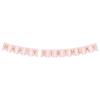 Happy Birthday Banner Girlande rosa