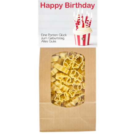Happy Birthday Cupcake Pasta