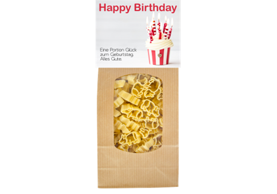 Happy Birthday Cupcake Pasta