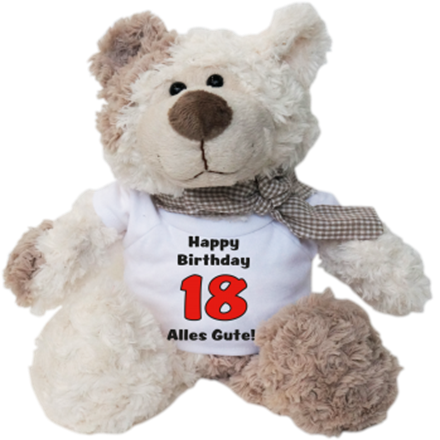 Happy Birthday Geburtstagszahlen Plüschbär