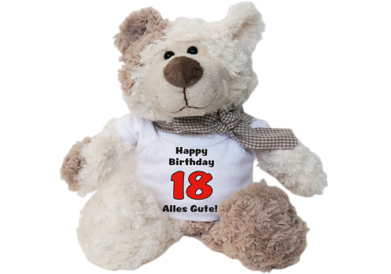 Happy Birthday Geburtstagszahlen Plüschbär
