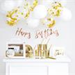 Happy Birthday gold Partyset | Bild 2