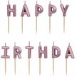 Happy Birthday Kerzenset (roségold) | Bild 2