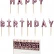 Happy Birthday Kerzenset (roségold) | Bild 1