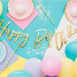 Happy Birthday Kurzgirlande gold | Bild 2