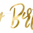 Happy Birthday Kurzgirlande gold | Bild 1