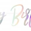 Happy Birthday Kurzgirlande irisierend | Bild 1