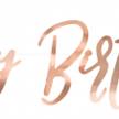 Happy Birthday Kurzgirlande roségold | Bild 1