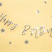 Happy Birthday Kurzgirlande silber | Bild 2