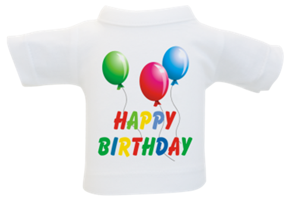 Happy Birthday Mini-T-Shirt