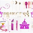 Happy Birthday Prinzessin Partyset | Bild 3
