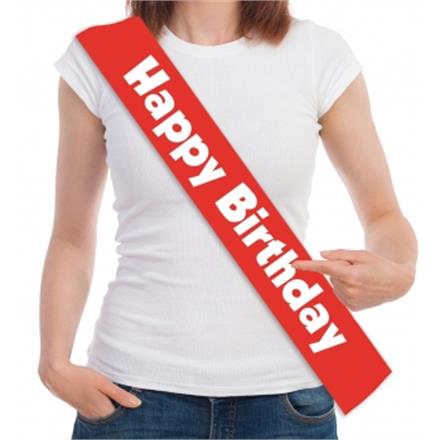 Happy Birthday Schärpe