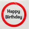 Happy Birthday Schild Servietten