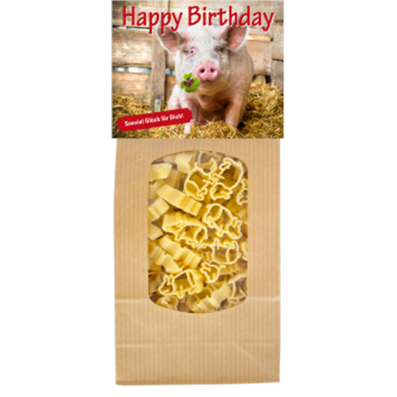 Happy Birthday Schwein Pasta