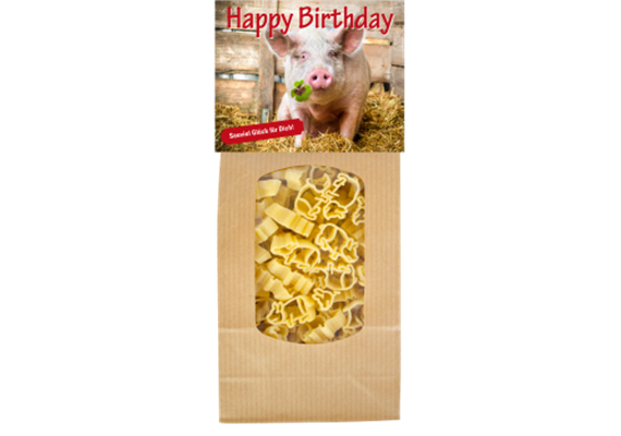 Happy Birthday Schwein Pasta