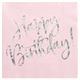 Happy Birthday Serviette (rosa)