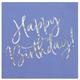 Happy Birthday Serviette (violett)